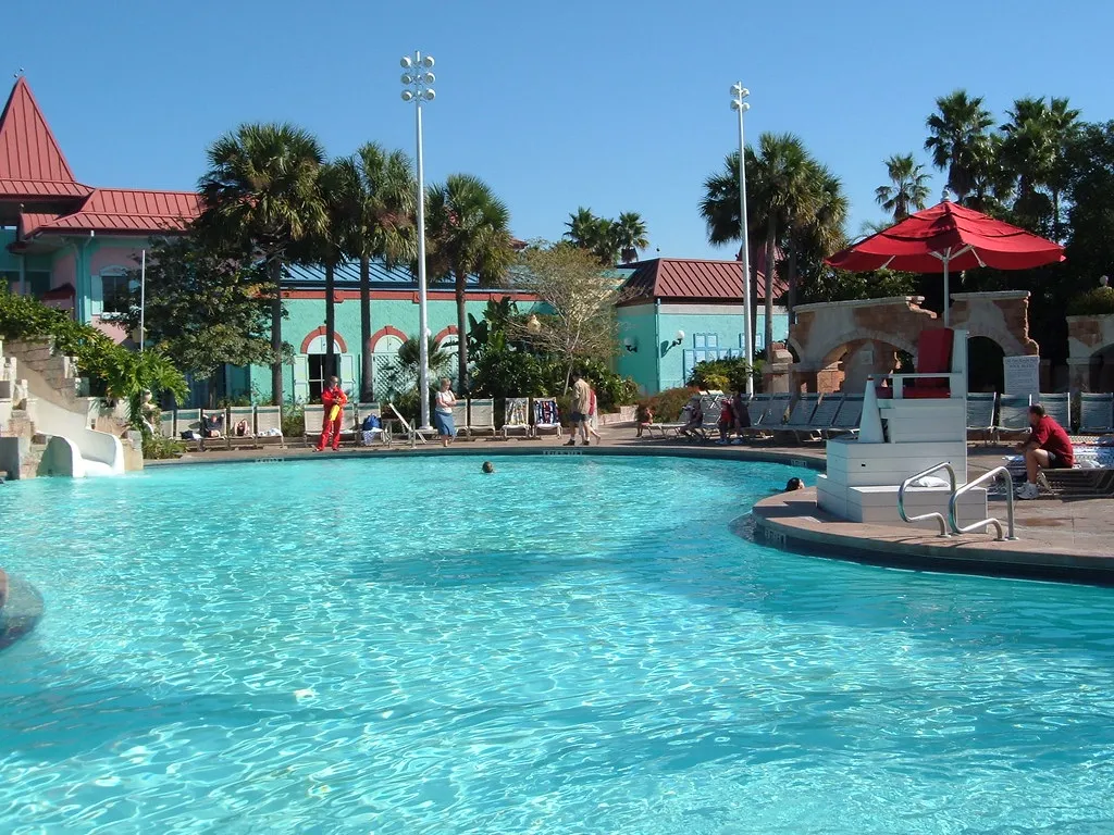 A pool at a Walt Disney World value resort