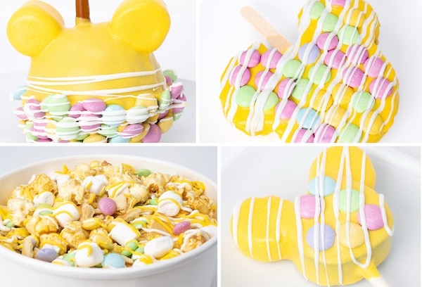 a collage of different food items