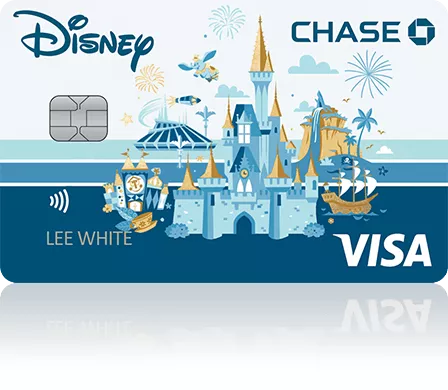 a credit card with a castle and text